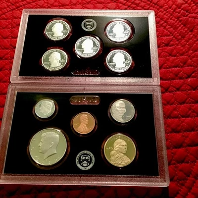 2020 S Silver Proof Set W/Nickel + 2001 S Silver Proof Set. Beautiful Coins. - Image 1 of 4