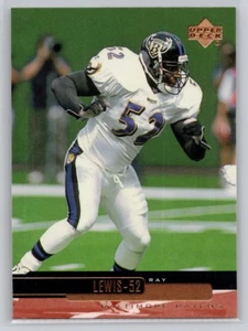 Ray Lewis Baltimore Ravens 1999 cubierta superior #17 - Imagen 1 de 2