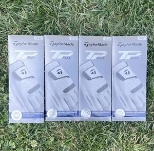 4 NEUE TaylorMade TP Flex Golfhandschuhe AAA Cabretta Leder Herren MED/LRG CADET LH - Bild 1 von 9