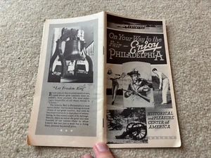 1939 Brochure On Your Way to (New York San Francisco World's Fair) Philadelphia - Picture 1 of 3