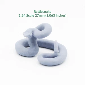 Miniature Rattlesnake - 1:24 Scale Snake Dioramas, Animal by Alexander Kuzmenko - Picture 1 of 4