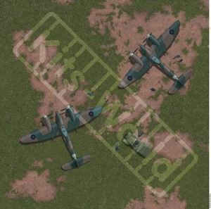 Kits World Decals 1/48 PLAIN GRASS (WORN) Vinyl Diorama Base - Picture 1 of 2