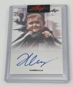 HASBULLA 2023 HOJA TARJETA AUTÓGRAFO Firmado Automático - Imagen 1 de 2