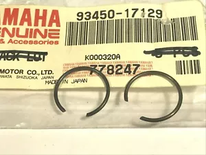 Quantité 2 circlip neuf OEM YAMAHA RZ350 YZ125 YZ250 FZ6R YZF-R6 YFZ350 93450-17129-00 - Photo 1 sur 1