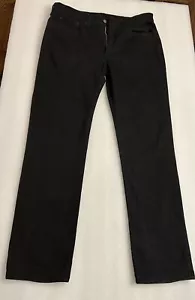 Levi’s 514-0730 Jeans -W 36 L 34 -Zip Up Fly-Black Denim-Straight Leg- - Picture 1 of 7