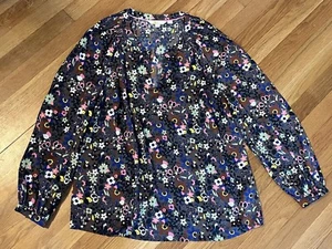 Boden Size 16/18 Floral Blouse EUC - Picture 1 of 11