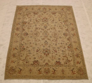 6'0" x 7'9" ft. Oushak Traditional Hand Knotted Wool Oriental Area Rug - Picture 1 of 6