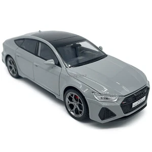 1:24 2024 Audi RS7 Sportback Model Car Diecast Toy Vehicle Boys Toys Gifts Gray - Picture 1 of 12