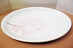 ROSENTHAL Serving Platter 12 3/4" BRAMBLE Brown Taupe Trees # 3092 - Picture 1 of 4