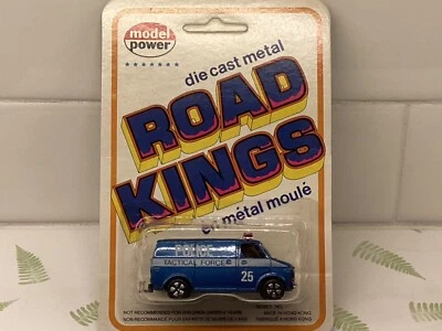 Van vintage Playart Police Tactical Force. Cartão perfeito em não perfurado. 1980. H. K. - Imagem 1 de 4