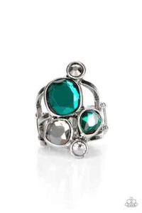 paparazzi green flexible ring - Picture 1 of 2