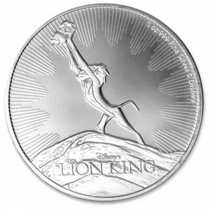 NIUE 2 Dollars Argent 1 Once Disney Roi Lion Cercle de la Vie 2020 - Bild 1 von 2