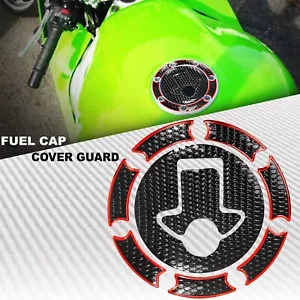 CUBIERTA PROTECTORA DEL TANQUE DE GASOLINA NEGRA Y ROJA NEGRA Y CROMA NINJA 500/ZX-6R/7R-11R - Imagen 1 de 4