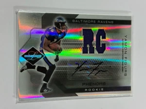 2007 Leaf Limited Phenoms /99 Yamon Figurs #354 Rookie Auto RC Ravens - Picture 1 of 2