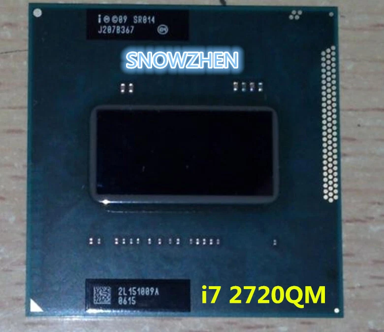Intel Core i7-2720QM CPU 4Cores 2.2-3.3GHz 6M SR014 Socket G2 Notebook Processor - Image 1 of 1