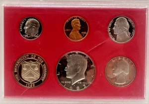 1982 Proof Kennedy Set .50,.25,.10,.05, & .01 (5 Coins) - Picture 1 of 2