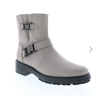 BOTAS DE VESTIR INFORMALES AQUATALIA LILLIE CUERO MATE TPE MUJER CUERO GRIS CREMALLERA Foto 1 de 4