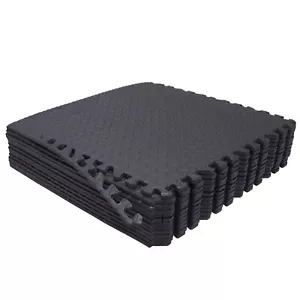 12X Gym Floor Mat 24x24 EVA Foam Interlocking Exercise Fitness Puzzle Floor - Picture 1 of 9