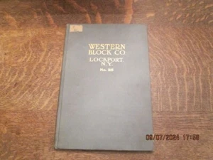 Western Block Co. Lockport, N.Y. Catalog 25 ca. 1930 HC - Bild 1 von 7