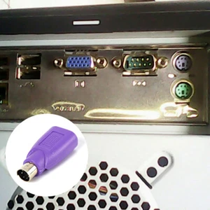 1Pc USB Female to for PS2 PS/2 Male Adapter Converter keyboard Mouse M_LS - Zdjęcie 1 z 9