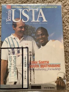 Tennis USTA Magazine: Stan Smith & Mark Mathabane - March 1992 Edition - Picture 1 of 5