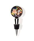 Romero Britto double sided Bottle stopper Love Couple