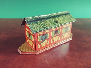 Scarce Distler Tin Noah's Ark Penny Toy Tinplate Candy Container - Picture 1 of 8