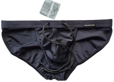 Manstore Badehose Größe XL/7 Badeslip Beachtanga Microtanga Badetanga schwarz - Bild 1 von 2
