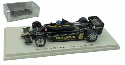 Spark S1849 Lotus 79 #6 Winner Austria GP 1978 - Ronnie Peterson 1/43 Scale - Image 1 of 4