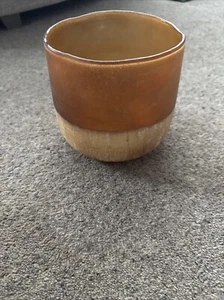 NKUKU NGOLO GROSSER TEELICHTHALTER BERNSTEIN - Bild 1 von 6