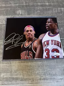 Dennis Rodman Signed Photo 8X10 Basketball Pistons Bulls Worm Autograph HOF JSA - Picture 1 of 4