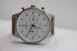 Mens Triwa Nevil Stockholm GMT +1 Chronograph Watch New Battery 42mm - Picture 1 of 6