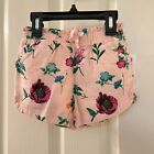 Old Navy Pink Floral Linen Blend Shorts Girls Size 4T NWT