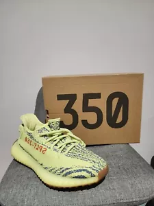 Yeezy Boost 350 V2 Semi Frozen Yellow Size 5.5US - Picture 1 of 9