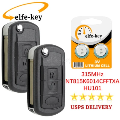 2 for 2005-2009 Land Rover LR3 Range Rover Sport Remote key Fob 3 Button 315MHz - Image 1 of 4