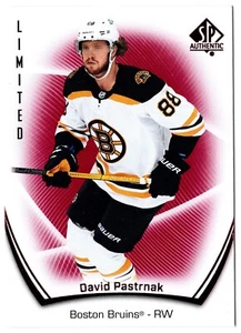 2021-22 Upper Deck SP Authentic Limited Red Parallel DAVID PASTRNAK 10 Boston UD - Picture 1 of 1