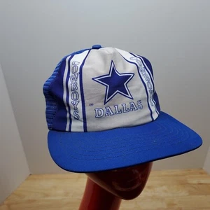 Vintage Dallas Cowboys Snapback Trucker Hat New Era Pro Design Adjustable - Picture 1 of 6