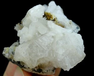 40 mm fiocco di neve cerussite e quarzo su matrice dalla Cina 4330 - Foto 1 di 10