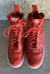 Nike Air SF AF1 Mid Team Size 8 Orange * No Ankle Straps No Insoles. - Picture 1 of 20
