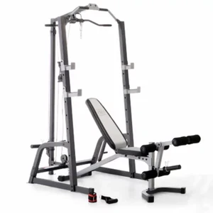 Deluxe Cage System with Weight Lifting Bench - Picture 1 of 12