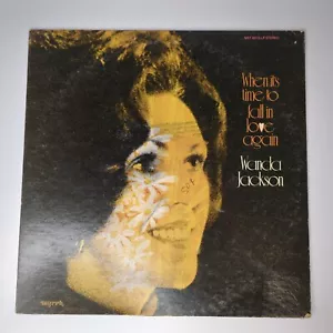 WANDA JACKSON - WHEN IT'S TIME TO FALL IN LOVE AGAIN (VINYL LP) 1973 - Picture 1 of 4