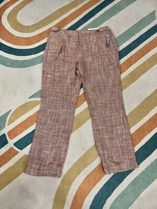 Christopher & Banks Womens Trouser Light Brown Sz 8P Relaxed Fit High Rise NWT - Picture 1 of 10