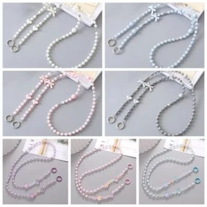 Beaded Pearl Crossbody Chain Sling Shoulder Strap Bag Chain Bag Accessory - Photo 1 sur 14