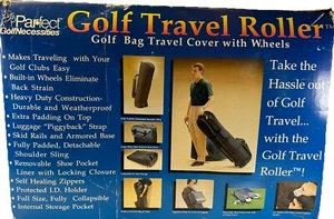 Dennco Par-fect Golf Necessities Golf Travel Roller Bag With Cover And Wheels - Picture 1 of 6