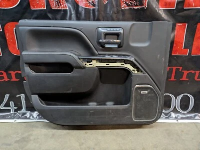 2015-2019 Chevy Silverado GMC Sierra LH Driver Front Jet Black Door Panel Bose - Image 1 of 4