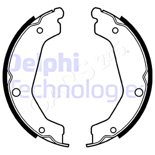 Juego de zapatas de freno de estacionamiento DELPHI para HYUNDAI Terracan 01-06 58350-H1A40 Foto 1 de 1
