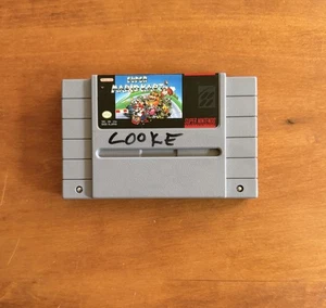 Super Mario Kart (Super Nintendo SNES) ottime condizioni - testato e spedizione veloce solo cartuccia - Foto 1 di 5
