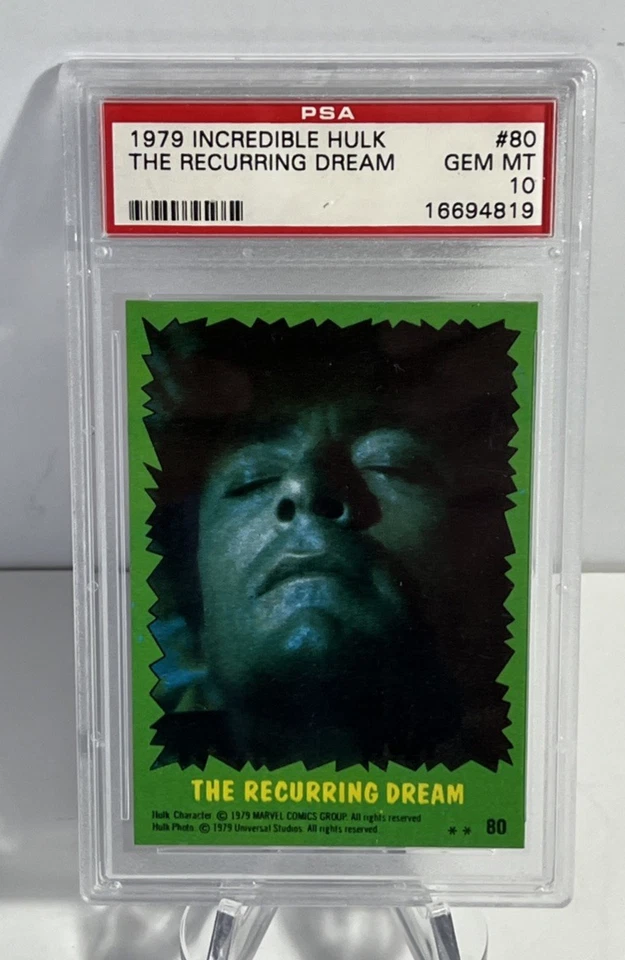1979 Topps the Incredible Hulk The Recurring Dream #80 - PSA 10 - Pop 2 - Image 1 of 4