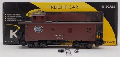K-Line K616-1751 O Gauge New York Central Woodside Cupola Caboose #17963 w/Smoke - Image 1 of 4