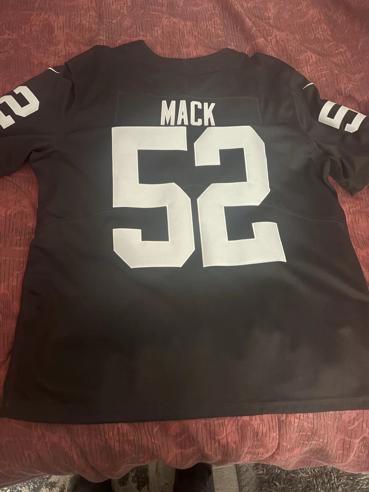 Camiseta Nike Khalil Mack Oakland Raiders NFL #52, talla XL Foto 1 de 4